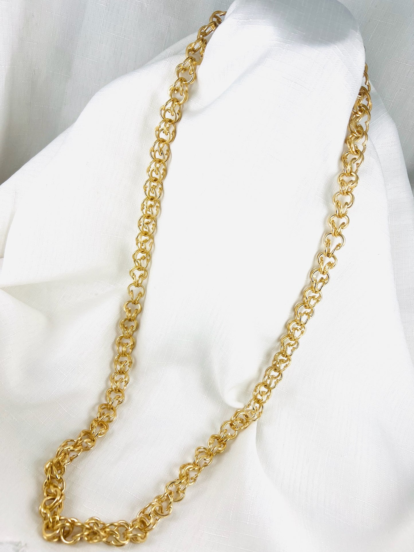 COLLIER MAILLE GROS SIROP 90cm