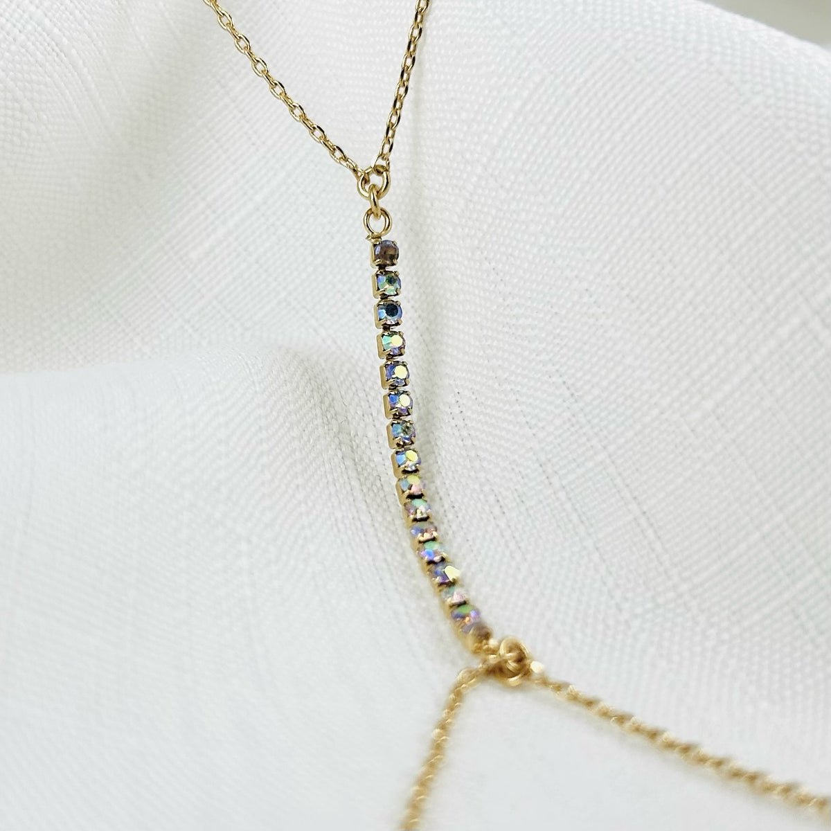 BRACELET DE DOIGTS CRYSTAL AB