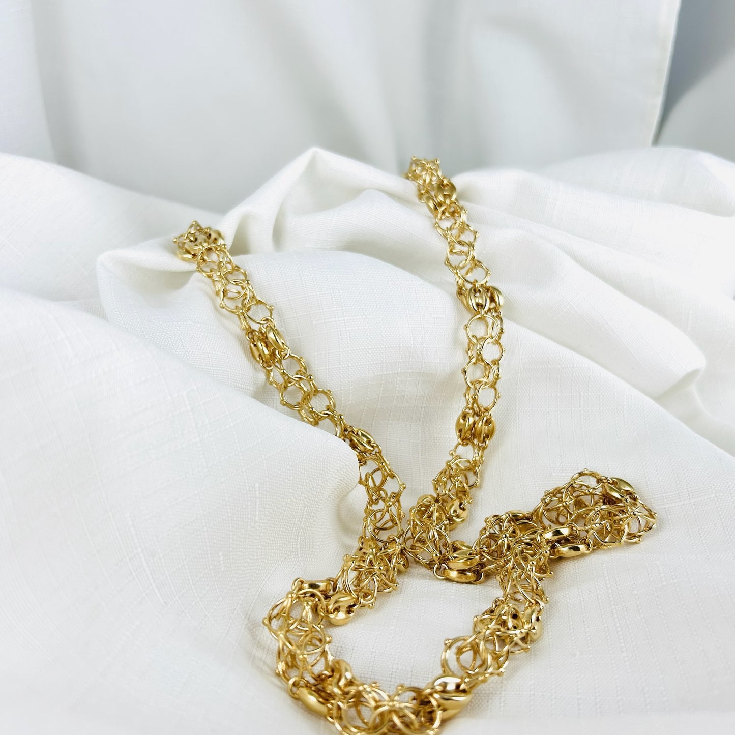 COLLIER ALLIANCE CYCLONE CAFÉ – 80 CM