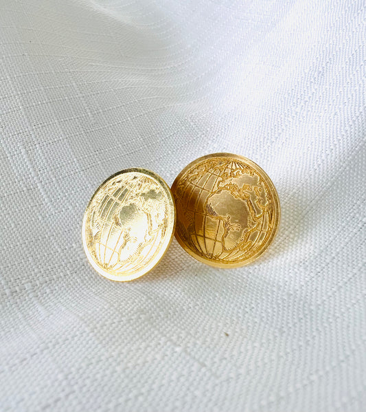 BOUCLES PUCE PLANISPHÈRE