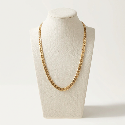Collier Héritage sur un buste en lin ivoire